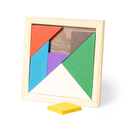 Puzzle en bois publicitaire Tangram 