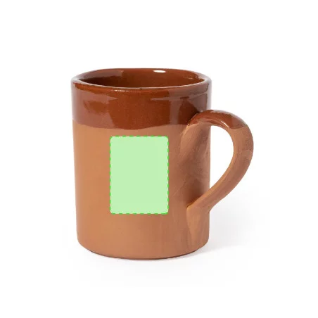 Mug publicitaire en argile Sintax 