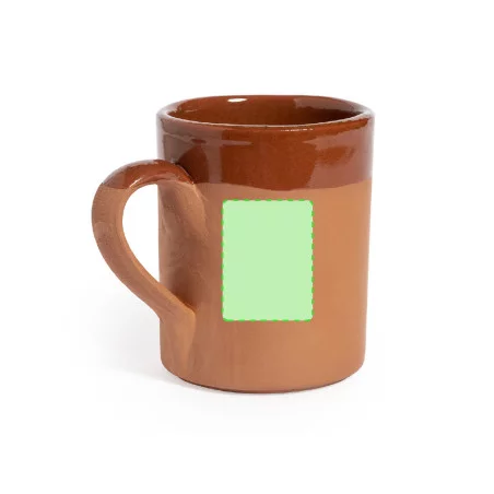 Mug publicitaire en argile Sintax 