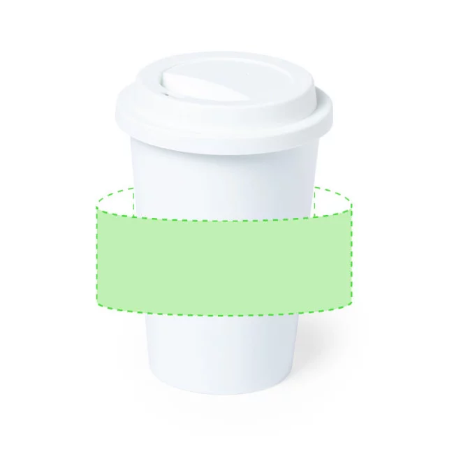 Gobelet naturel en PLA Petel 450 ml 