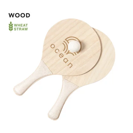 Raquette en bois et canne de blé Saiker 