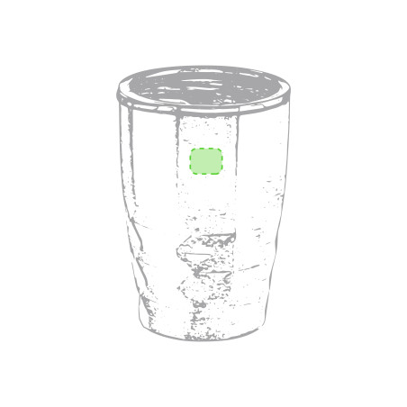 Verre thermique publicitaire Blur 