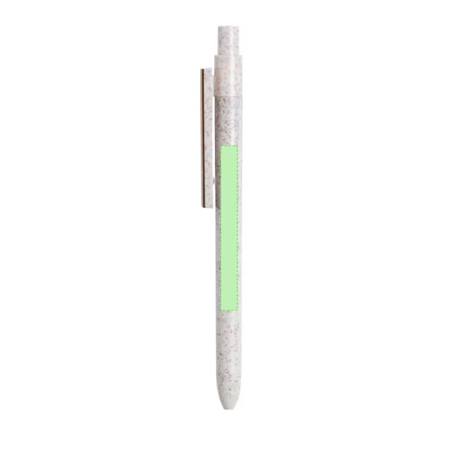 Stylo naturel en canne de blé et bambou Yusin 