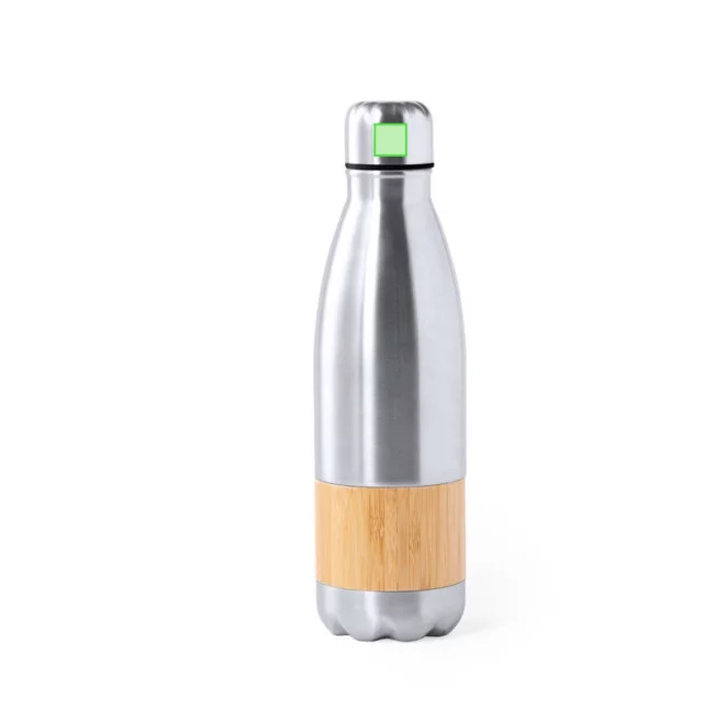 Bouteille publicitaire acier et bambou Guiver 750 ml
