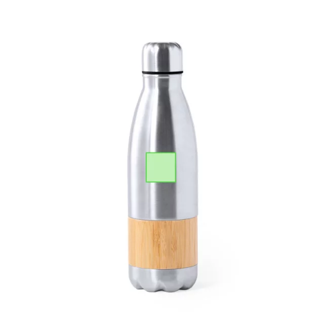 Bouteille publicitaire acier et bambou Guiver 750 ml