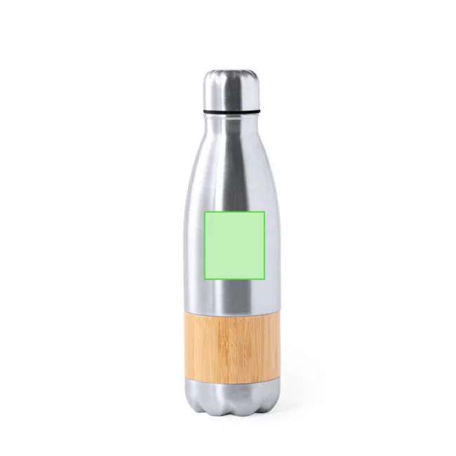 Bouteille publicitaire acier et bambou Guiver 750 ml