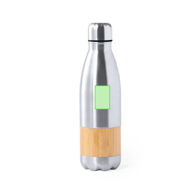 Bouteille publicitaire acier et bambou Guiver 750 ml