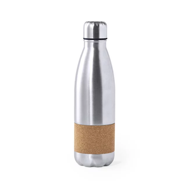 Bouteille acier et liège publicitaire Sereok 750 ml 