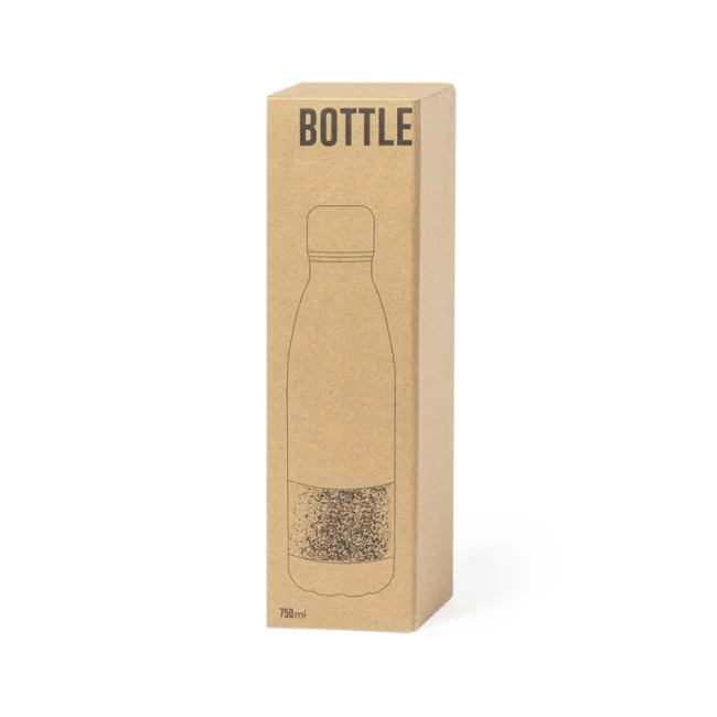 Bouteille acier et liège publicitaire Sereok 750 ml 