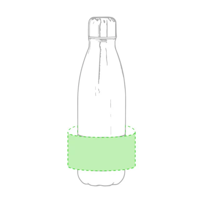 Bouteille acier et liège publicitaire Sereok 750 ml 