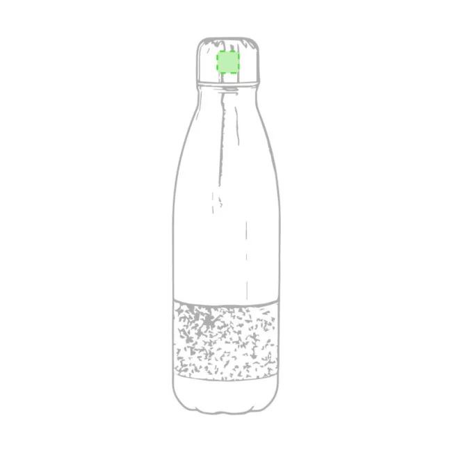 Bouteille acier et liège publicitaire Sereok 750 ml 