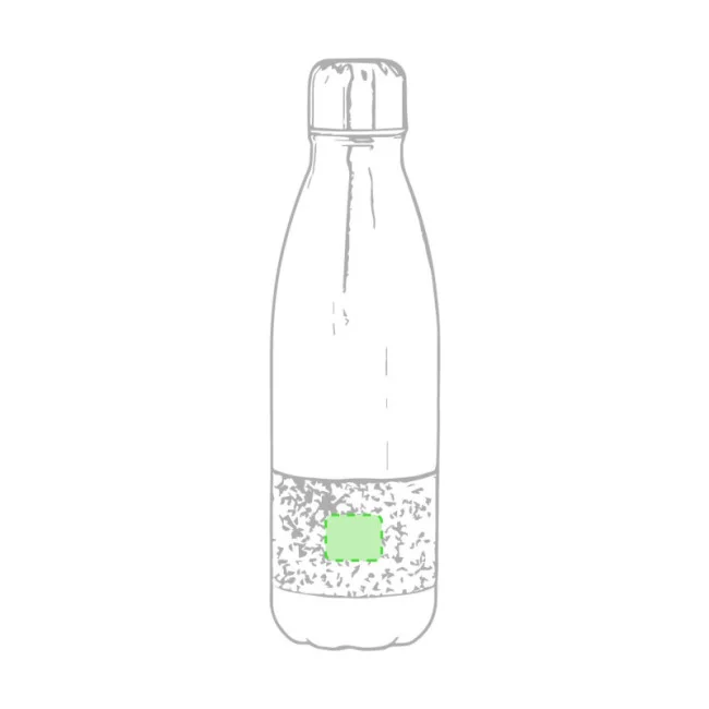 Bouteille acier et liège publicitaire Sereok 750 ml 