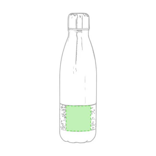 Bouteille acier et liège publicitaire Sereok 750 ml 