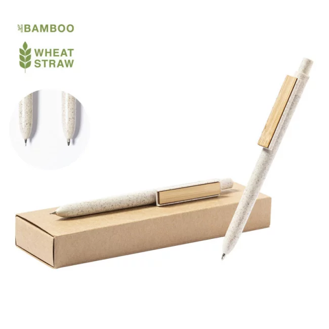 Set de deux stylos naturels Bruneok