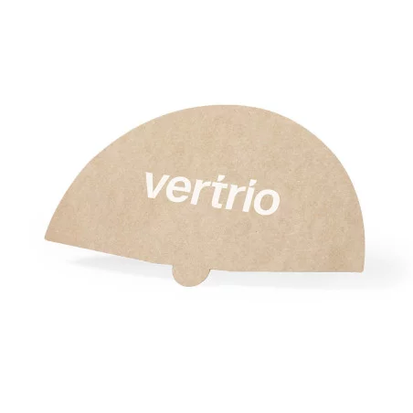 Eventail publicitaire en carton Bilsom 