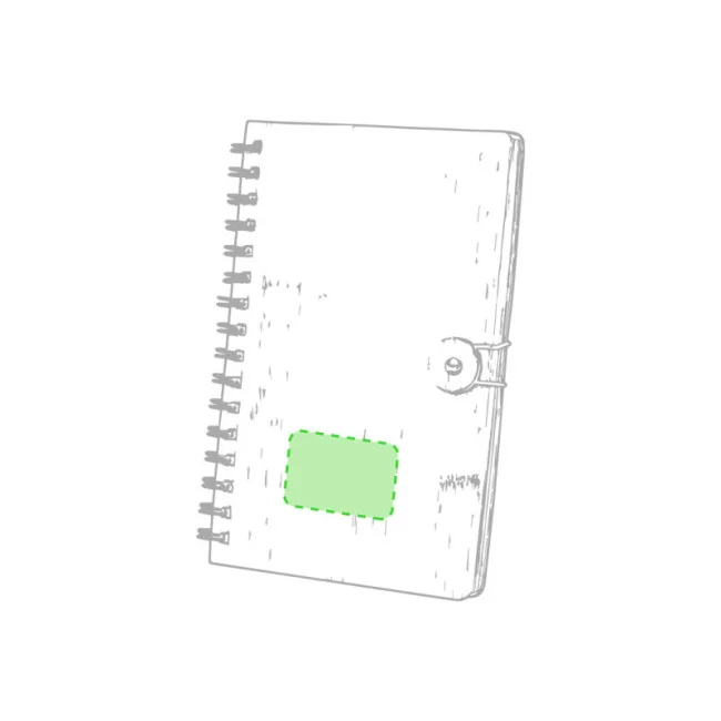 Cahier publicitaire en bambou palmex 