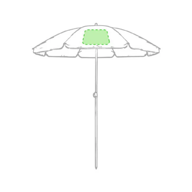 Parasol de plage publicitaire nukel 