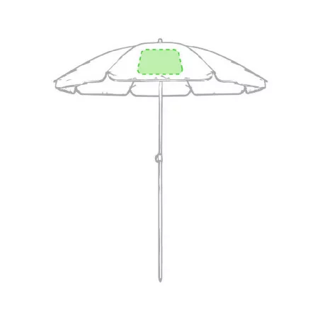 Parasol de plage publicitaire nukel 