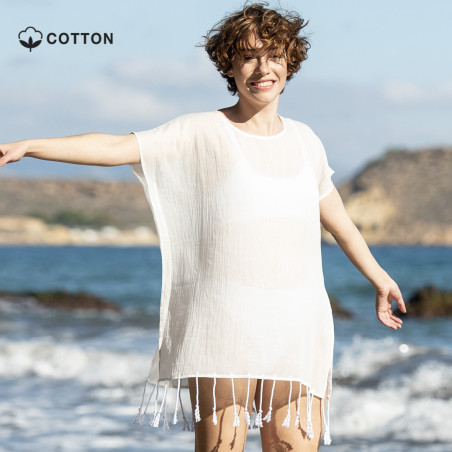 Caftan publicitaire en coton Roseux 