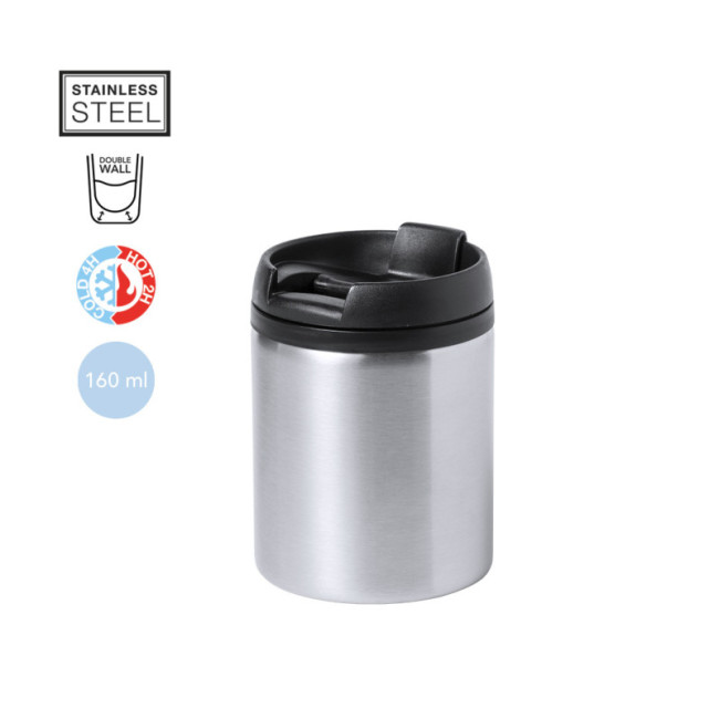 Verre isotherme inox Zirgul 160ml 