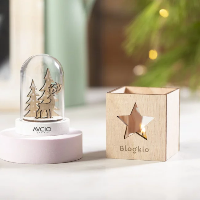 Bougie publicitaire aromatique Keylax