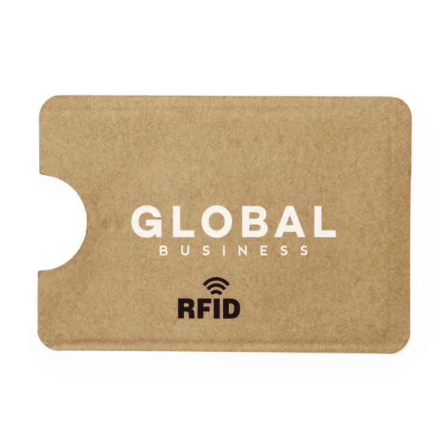 Etui carton personnalisable anti-RFID Blackbal 