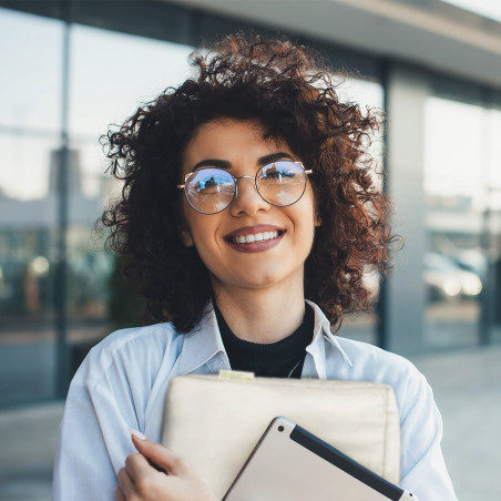 Housse d'ordinateur coton recyclé Drift 