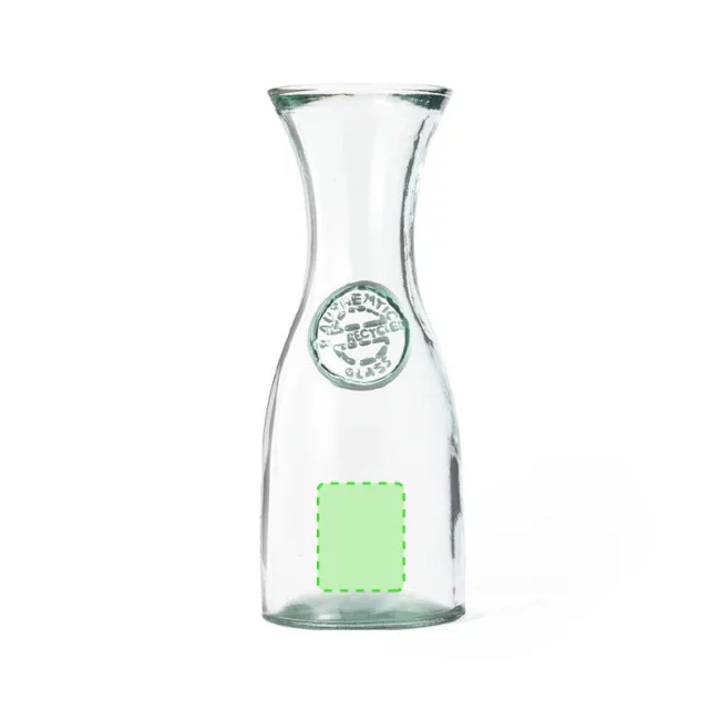 Carafe en verre recyclé publicitaire Zaslet 800 ml 