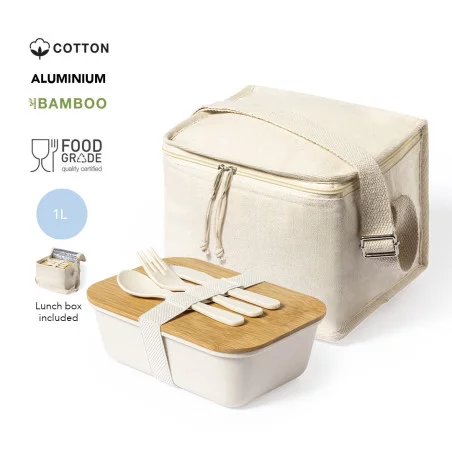 Set lunch box et glacière publicitaire Parum 