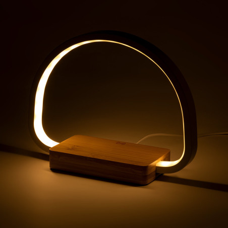 Lampe publicitaire avec chargeur induction Labrum 