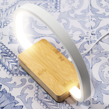 Lampe publicitaire avec chargeur induction Labrum 