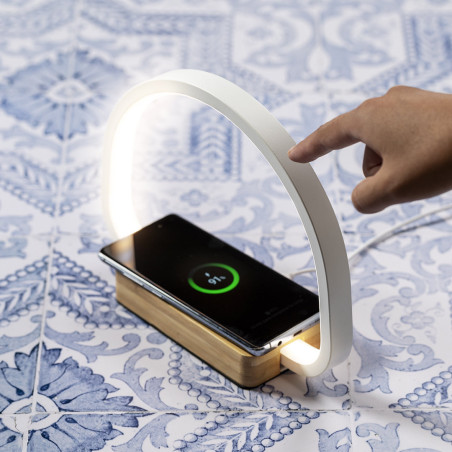 Lampe publicitaire avec chargeur induction Labrum 