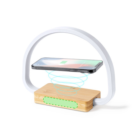 Lampe publicitaire avec chargeur induction Labrum 