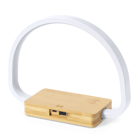 Lampe publicitaire avec chargeur induction Labrum 