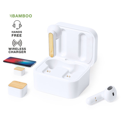 Écouteurs publicitaires avec boitier induction Billins 