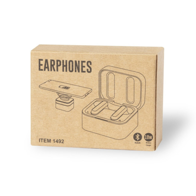 Écouteurs publicitaires avec boitier induction Billins 