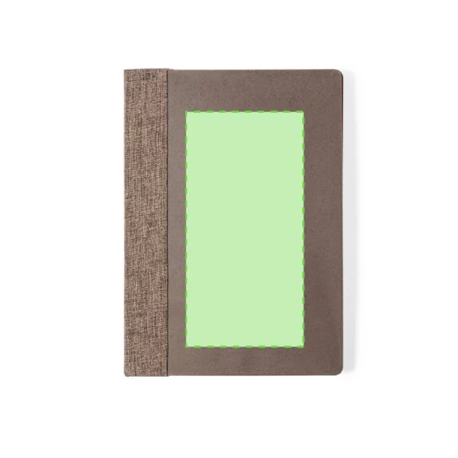 Carnet publicitaire en fibre de café Lando 