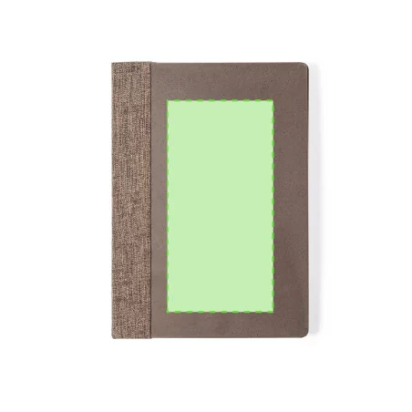 Carnet publicitaire en fibre de café Lando 