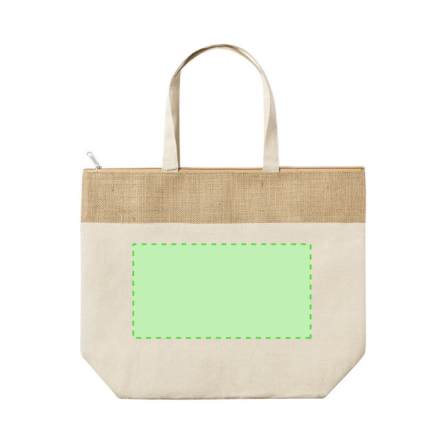 Sac en coton et jute publicitaire isotherme Linax