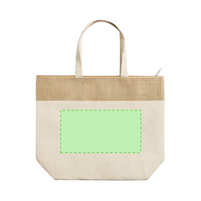 Sac en coton et jute publicitaire isotherme Linax