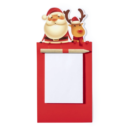 Magnet avec bloc-notes de Noël Larry 