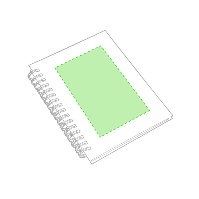 Cahier publicitaire à spirales Mosku 