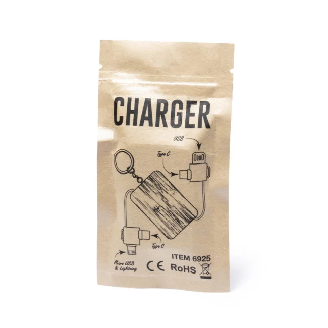 Porte-clés câbles de recharge Russel