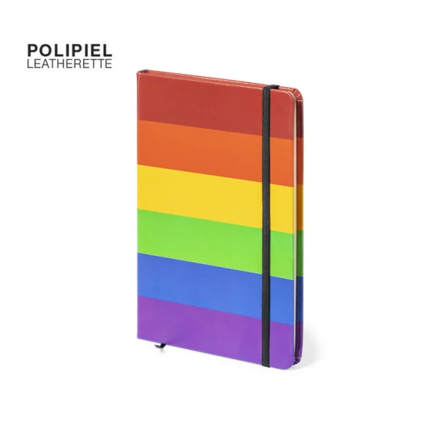 Carnet A5 publicitaire rainbow 