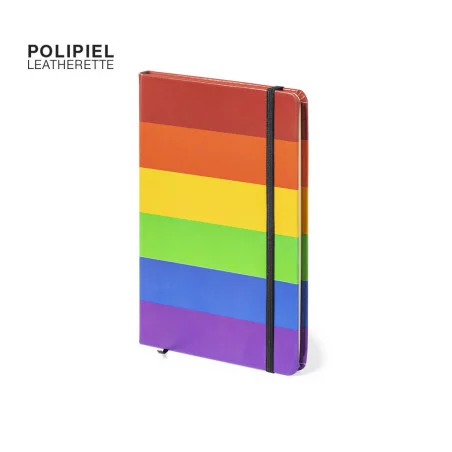 Carnet A5 publicitaire rainbow 