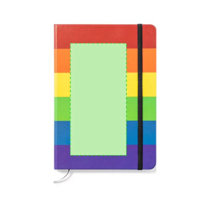 Carnet A5 publicitaire rainbow 