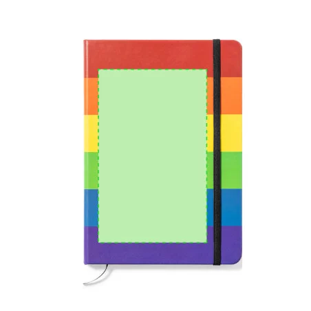 Carnet A5 publicitaire rainbow 