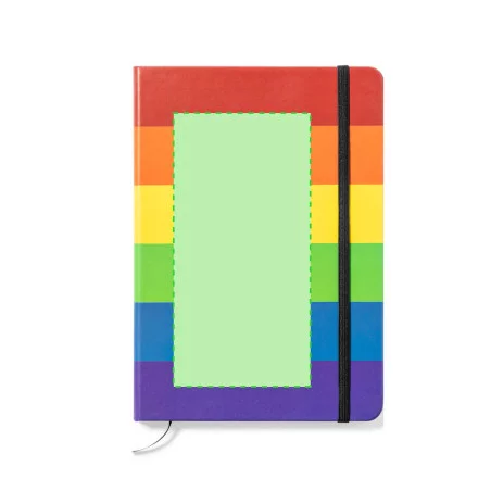 Carnet A5 publicitaire rainbow 