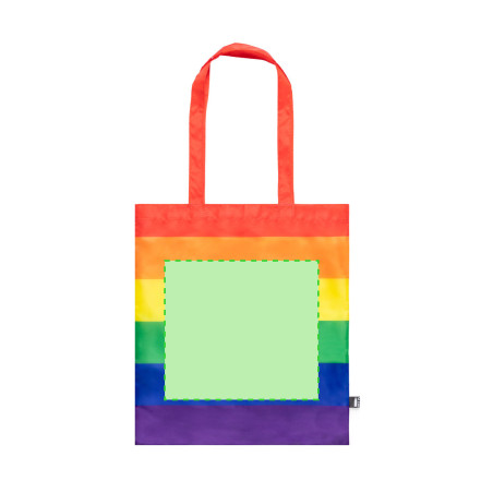 Sac shopping en RPET Rubiros Rainbow 