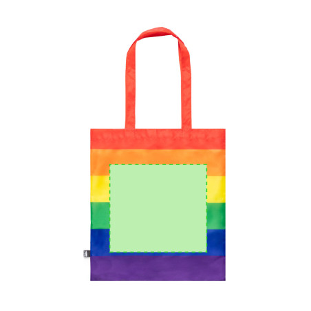 Sac shopping en RPET Rubiros Rainbow 